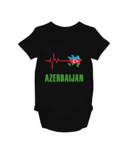 Azerbaycan,Azerbaijan,Azerbaycan Bayrağı,Azerbaycan haritası. Siyah Bebek Zıbını