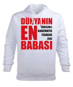 BABA Erkek Kapüşonlu Hoodie Sweatshirt