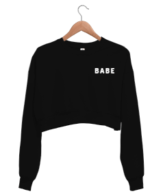 Babe Kadın Crop Sweatshirt