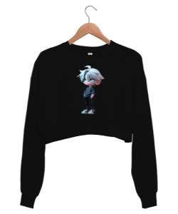 Baby boy Siyah Kadın Crop Sweatshirt