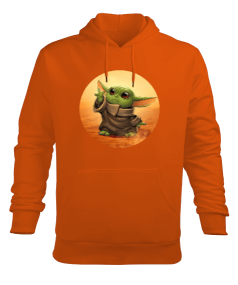 Baby Yoda Merch Erkek Kapüşonlu Hoodie Sweatshirt