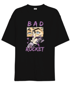 Bad Rocket Tasarım Baskılı Oversize Unisex Tişört