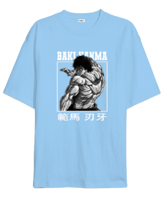 Baki Anime Tasarım Baskılı Oversize Unisex Tişört