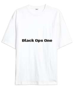 Balckopsone Beyaz Oversize Unisex Tişört