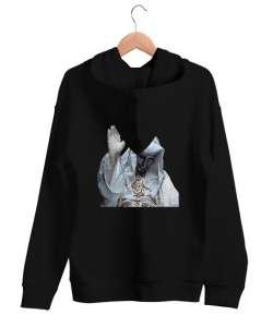 Baldwin IV - Off-White Edition Siyah Unisex Kapşonlu Sweatshirt