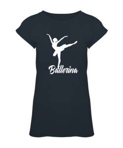 Balerin - Ballerina - Bale - Ballet - V3 Füme Kadın Tunik