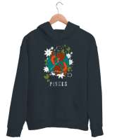 BALIK BURCU Füme Unisex Kapşonlu Sweatshirt - Thumbnail