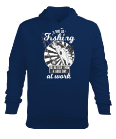 Balık Tutma - Fishing Erkek Kapüşonlu Hoodie Sweatshirt