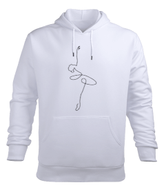 Ballerina Temalı Unisex Kapüşonlu Hoodie Sweatshirt Erkek Kapüşonlu Hoodie Sweatshirt