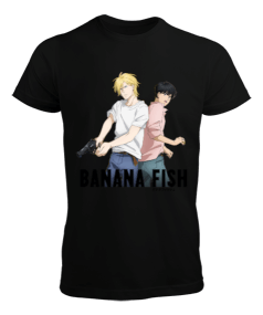 Banana Fish Anime Tasarım Baskılı Erkek Tişört