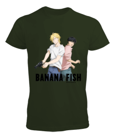 Banana Fish Anime Tasarım Baskılı Erkek Tişört