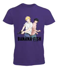 Banana Fish Anime Tasarım Baskılı Erkek Tişört