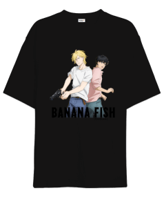 Banana Fish Anime Tasarım Baskılı Oversize Unisex Tişört