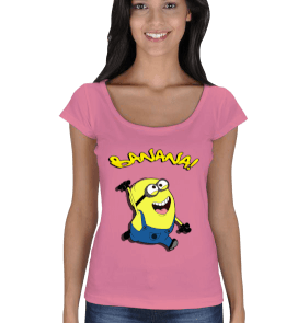 Bananacı Minion Kadın Açık Yaka