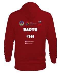 Bartu Erkek Kapüşonlu Hoodie Sweatshirt