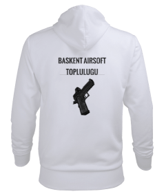 Başkent Airsoft Topluluğu Erkek Kapüşonlu Hoodie Sweatshirt