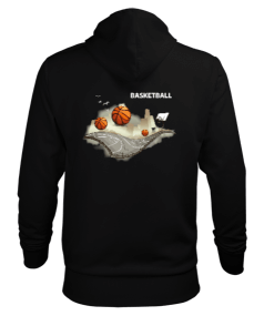 Basketball Erkek Kapüşonlu Hoodie Sweatshirt