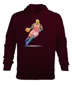 Basketball Erkek Kapüşonlu Hoodie Sweatshirt