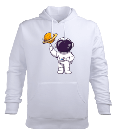 Basketball Player Astronaut Erkek Kapüşonlu Hoodie Sweatshirt