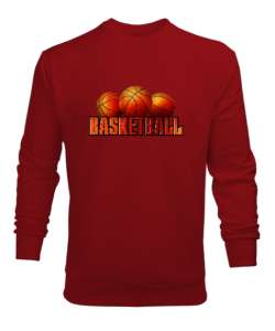 Basketbol - Basketball Kırmızı Erkek Sweatshirt