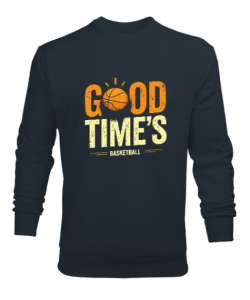 Basketbol - Good Times Basketball Füme Erkek Sweatshirt