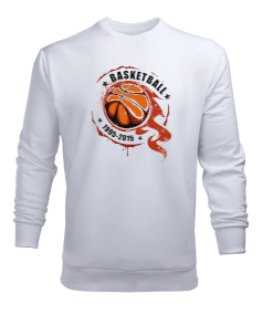 Basketbol Temalı Erkek Sweatshirt