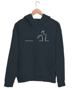 Bay Meraklı - La Linea V3 Füme Unisex Kapşonlu Sweatshirt