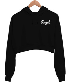 Bayan tişört Kadın Crop Hoodie Kapüşonlu Sweatshirt