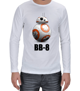 BB-8 T-shirt Erkek Uzun Kol