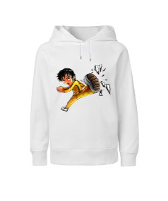 BB006 - Bruce Lee Tekmesi Çocuk Unisex Hoodie Kapüşonlu