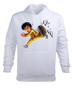 BB006 - Bruce Lee Tekmesi Erkek Kapüşonlu Hoodie Sweatshirt