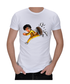 BB006 - Bruce Lee Tekmesi Erkek Regular Kesim Tişört