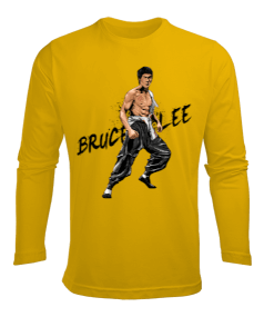 BB011 - Bruce Lee Erkek Uzun Kol Yazlık Tişört