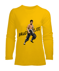 BB011 - Bruce Lee Kadın Uzun Kol Tişört