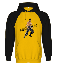 BB011 - Bruce Lee Orjinal Reglan Hoodie Unisex Sweatshirt