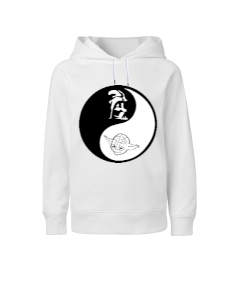 BB011 - Ying Yang Çocuk Unisex Hoodie Kapüşonlu