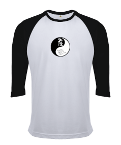 BB011 - Ying Yang Orjinal Reglan 3/4 Kol Unisex Tişört