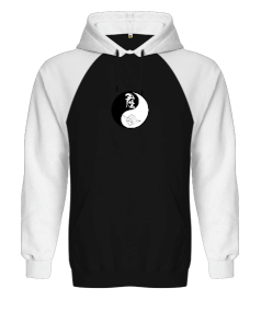 BB011 - Ying Yang Orjinal Reglan Hoodie Unisex Sweatshirt