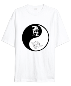 BB011 - Ying Yang Oversize Unisex Tişört