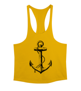 BB012 Anchor Tasarım Erkek Tank Top Atlet