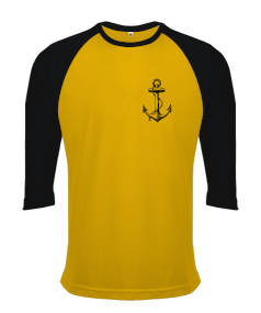 BB012 Anchor Tasarım Orjinal Reglan 3/4 Kol Unisex Tişört