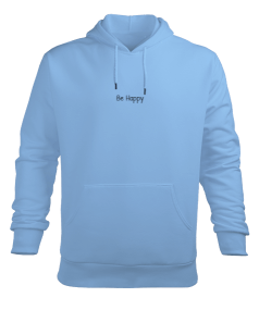 Be Happy Erkek Kapüşonlu Hoodie Sweatshirt