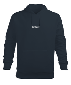 Be Happy Erkek Kapüşonlu Hoodie Sweatshirt