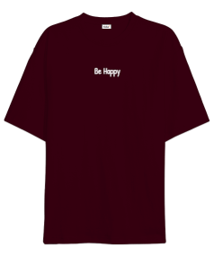 Be Happy Oversize Unisex Tişört