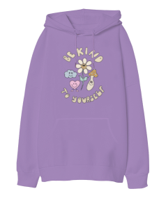 Be kind Oversize Unisex Kapüşonlu Sweatshirt