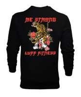 BE STRONG C Siyah Erkek Sweatshirt - Thumbnail