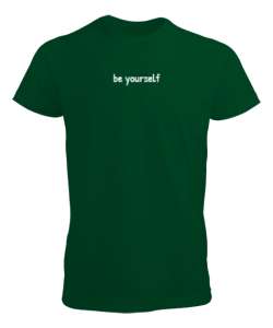 Be Yourself Çimen Yeşili Erkek Tişört