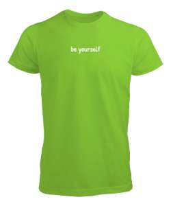 Be Yourself Fıstık Yeşili Erkek Tişört