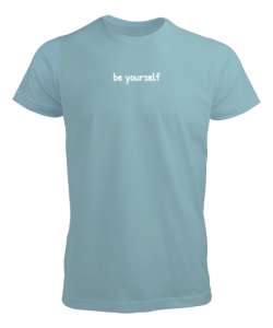 Be Yourself Su Yeşili Erkek Tişört