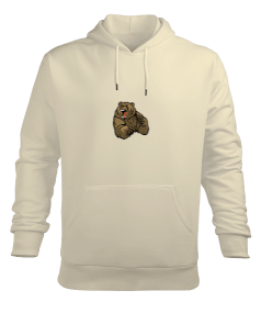 bear Erkek Kapüşonlu Hoodie Sweatshirt